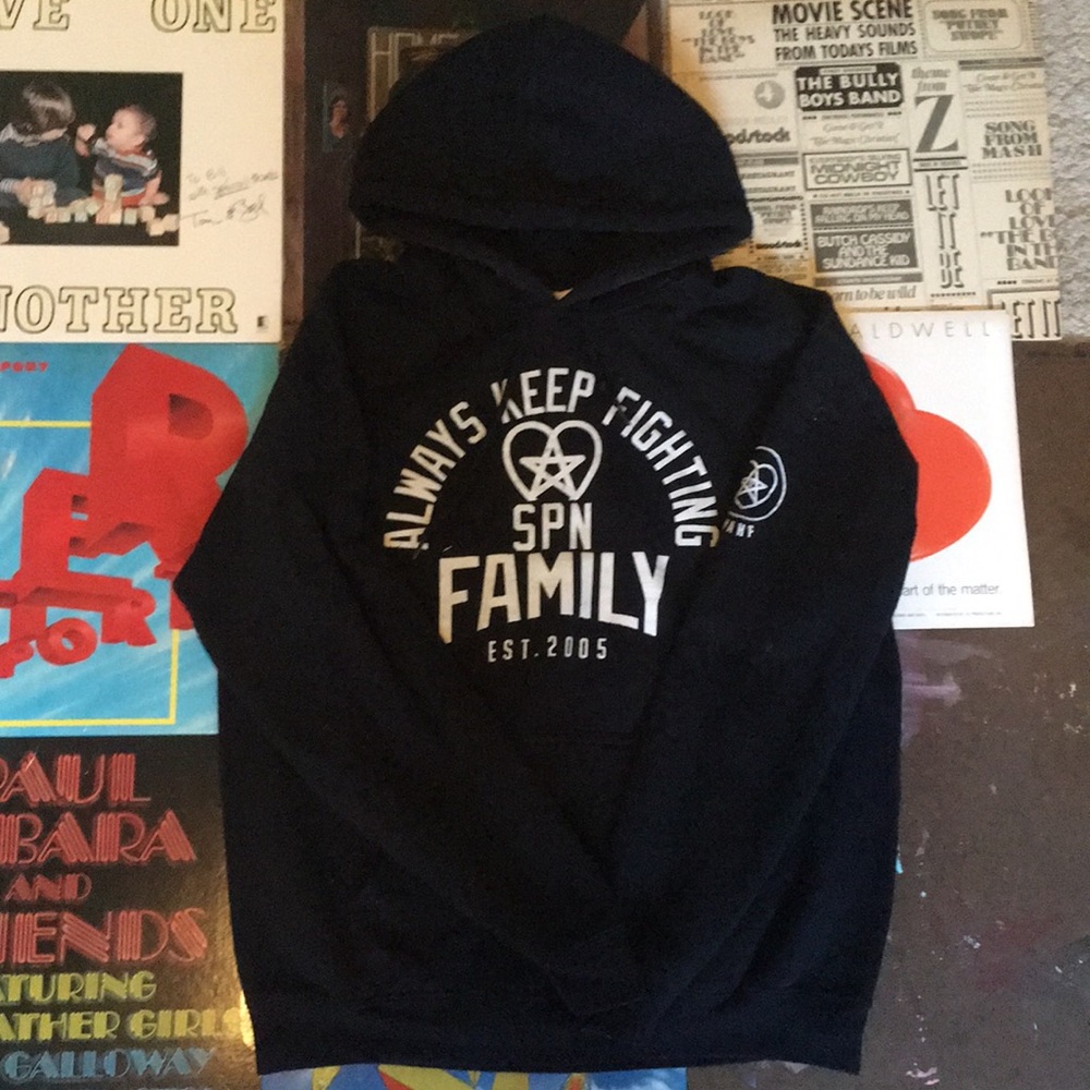 Supernatural Always Keep Fighting hoodie